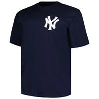 Men's Profile Juan Soto Navy New York Yankees Big & Tall Player Name Number T-Shirt