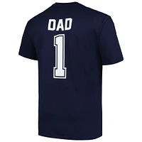 Men's Profile Navy New York Yankees Big & Tall #1 Dad T-Shirt