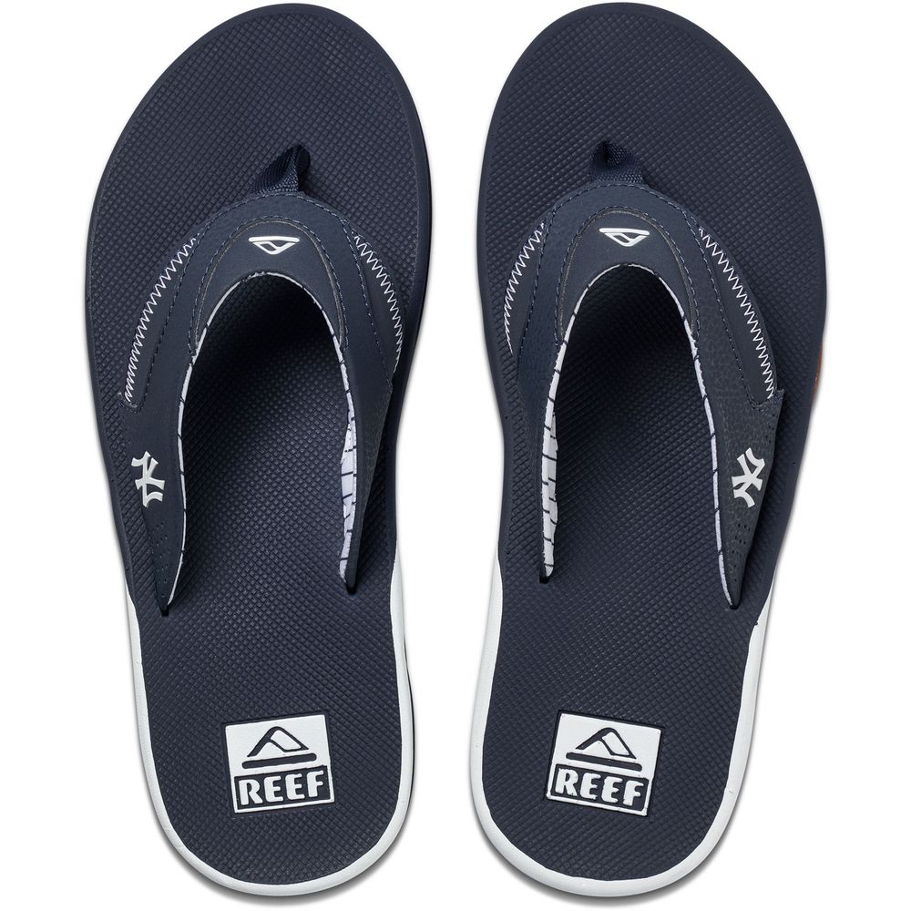 Men's REEF New York Yankees Fanning Bottle Opener Sandals