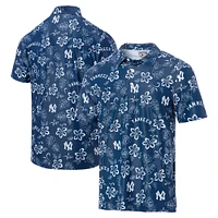 Men's Reyn Spooner Navy New York Yankees Cooperstown Collection Performance Polo