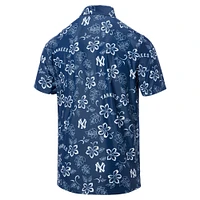 Polo de performance Reyn Spooner pour hommes, bleu marine, New York Yankees, collection Cooperstown