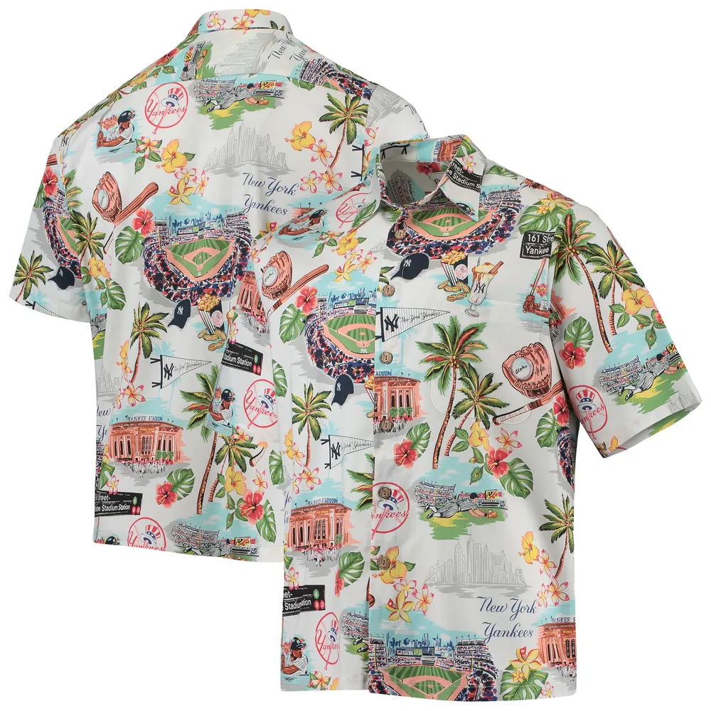 New York Yankees Bahama Hawaiian Shirt, Yankees Tropical Shirt, Yankees  Hawaiian Shirt