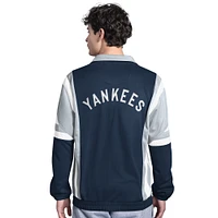 Veste de survêtement zippée en tricot Contender des Yankees New York pour homme, bleu marine/gris