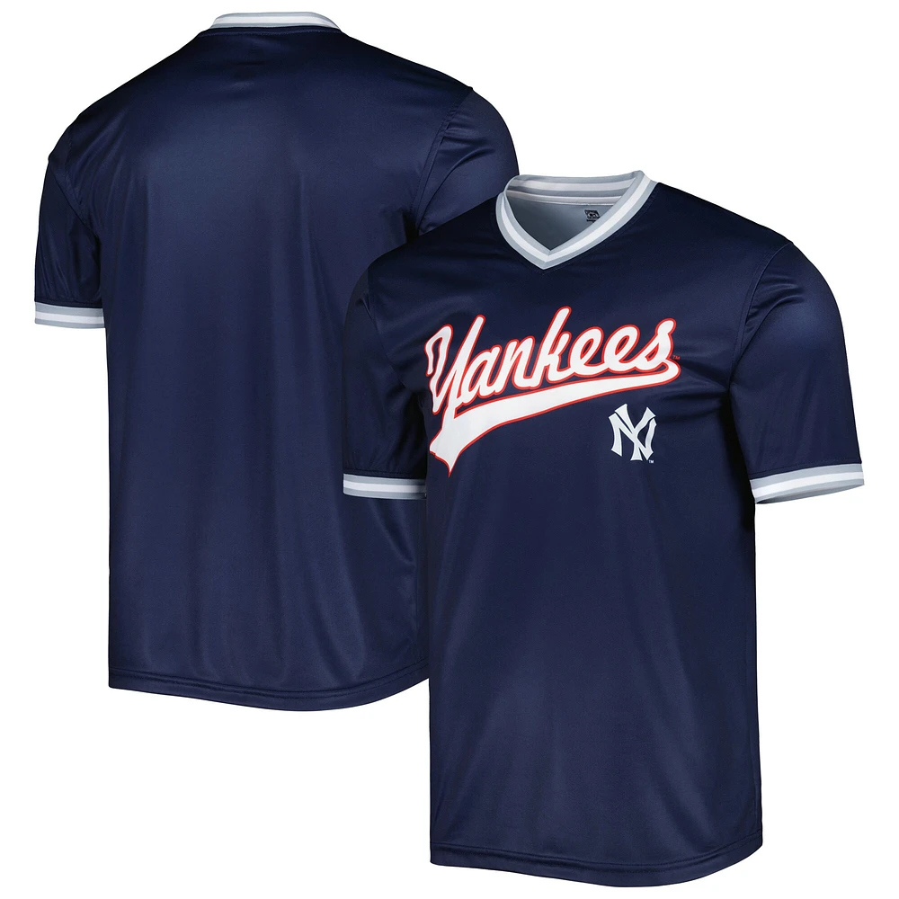 Maillot Homme Stitches Navy New York Yankees Cooperstown Collection Team