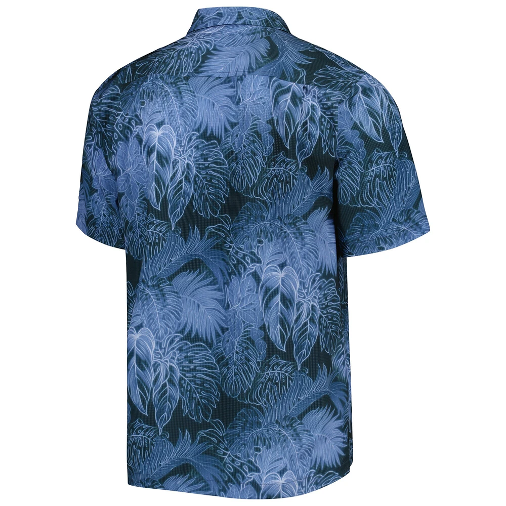 Chemise boutonnée Camp IslandZone des New York Yankees Big & Tall de Tommy Bahama pour homme, bleu marine