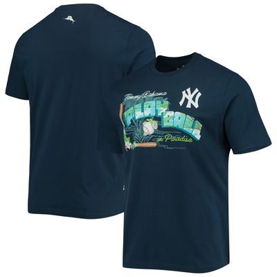 Men's Tommy Bahama White New York Yankees Playa Ball T-Shirt Size: Small