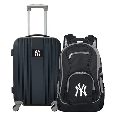 New York Yankees MOJO 2-Piece Luggage & Backpack Set - Black