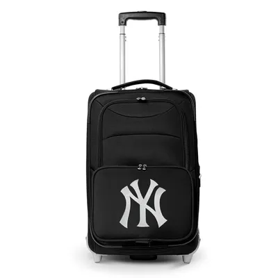 New York Yankees MOJO 21" Softside Rolling Carry-On Suitcase - Black
