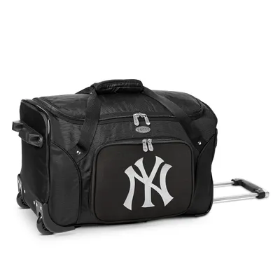 New York Yankees MOJO 22" 2-Wheeled Duffel Bag - Black