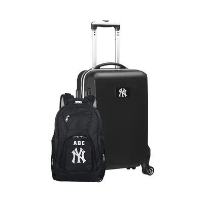 New York Yankees MOJO Personalized Deluxe 2-Piece Backpack & Carry-On Set