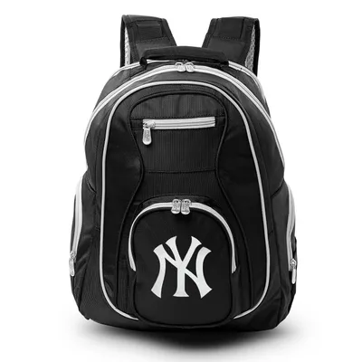 New York Yankees MOJO Trim Color Laptop Backpack - Black