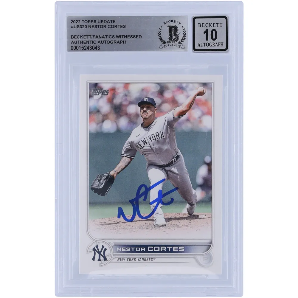 Lids Nestor Cortes Jr. New York Yankees Autographed 2022 Topps Update  #US320 Beckett Fanatics Witnessed Authenticated 10 Card
