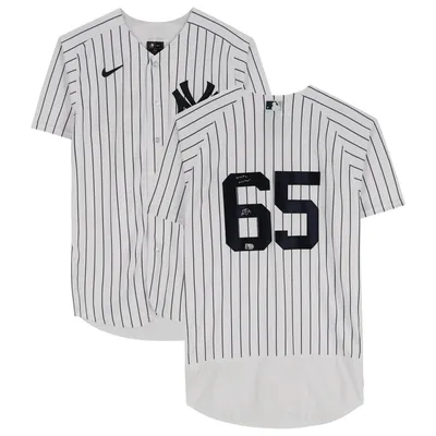 DJ LeMahieu New York Yankees Autographed Nike White Replica Jersey