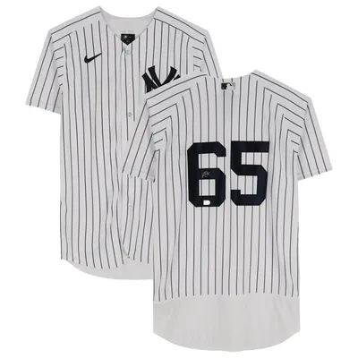 DJ LeMahieu New York Yankees Autographed Nike White Replica Jersey with  LeMachine Inscription