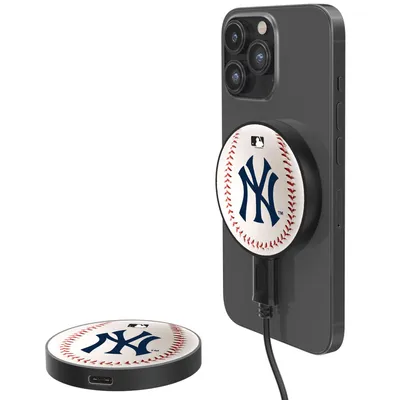 New York Yankees 10-Watt Baseball Design Wireless Magnetic Charger