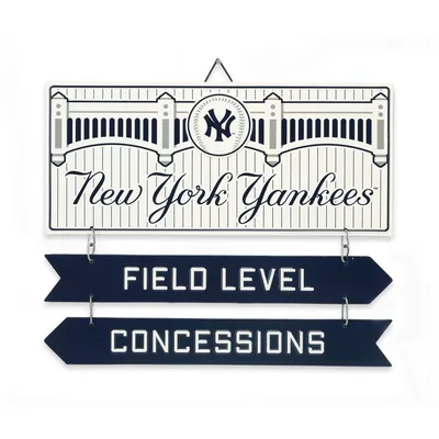 New York Yankees 11.8'' x 14.7'' Field Metal Sign
