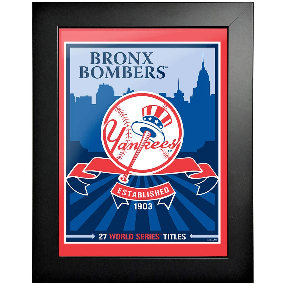 New York Yankees - 12'' x 16'' Bronx Bombers Wins Collection Framed Photo