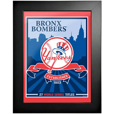 New York Yankees - 12'' x 16'' Bronx Bombers Wins Collection Framed Photo