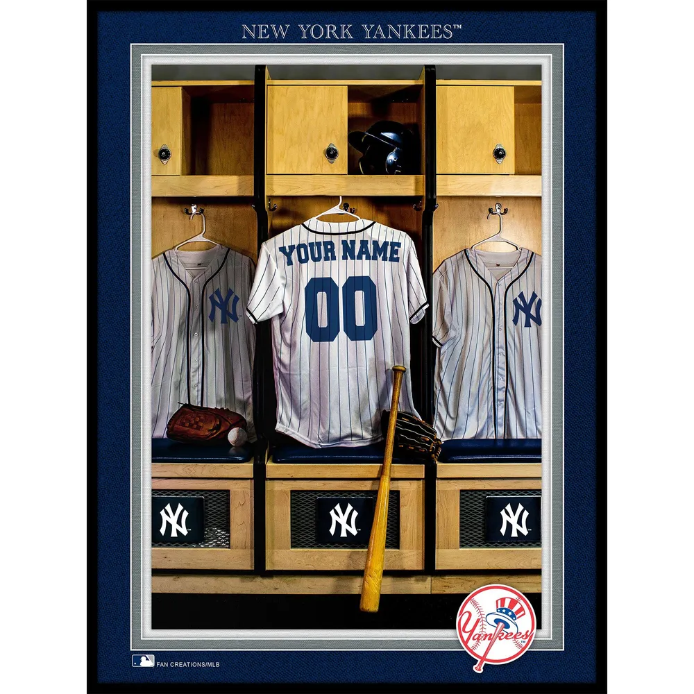 Lids New York Yankees 12'' x 16'' Personalized Team Jersey Print