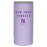 New York Yankees 12oz. Lavender Soft Touch Slim Coolie