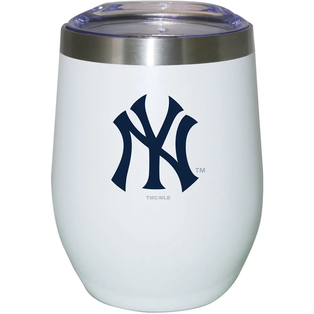 Lids New York Yankees 12oz. Logo Stemless Tumbler