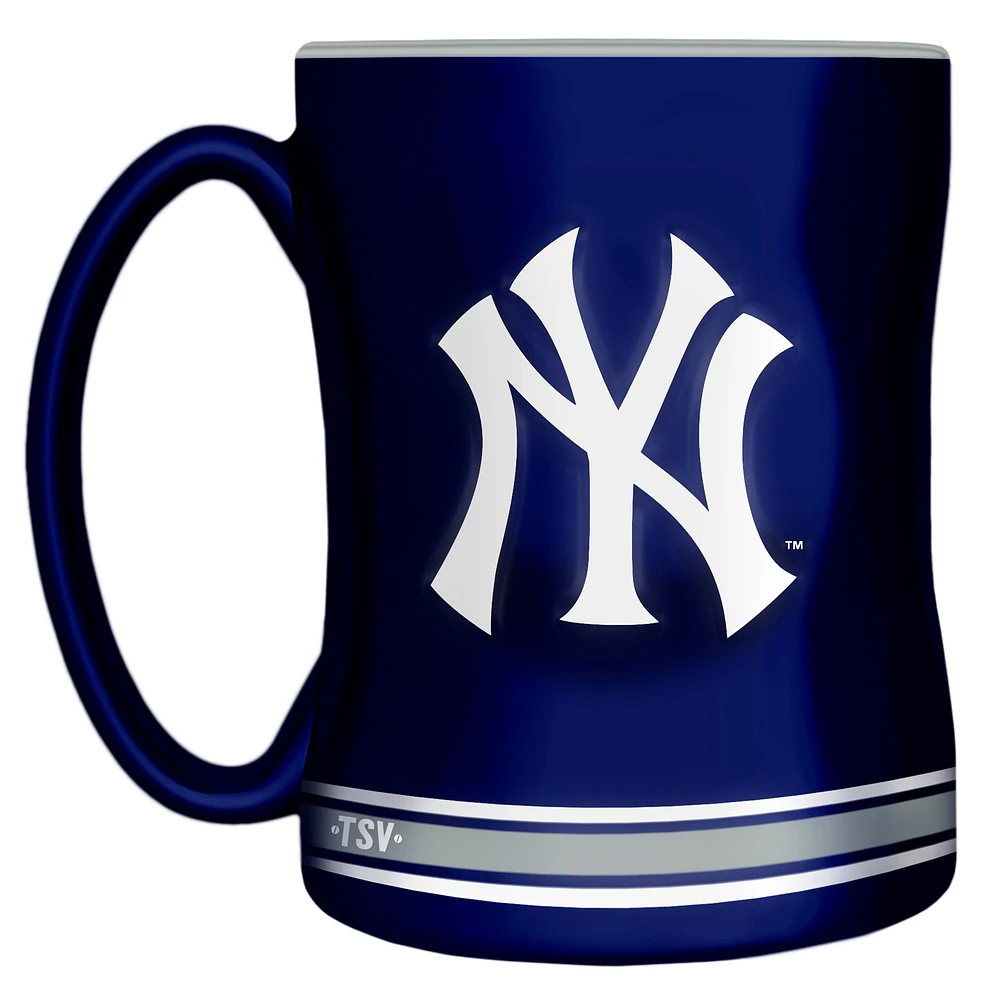 Yankees de New York - 14 oz. Tasse sculptée