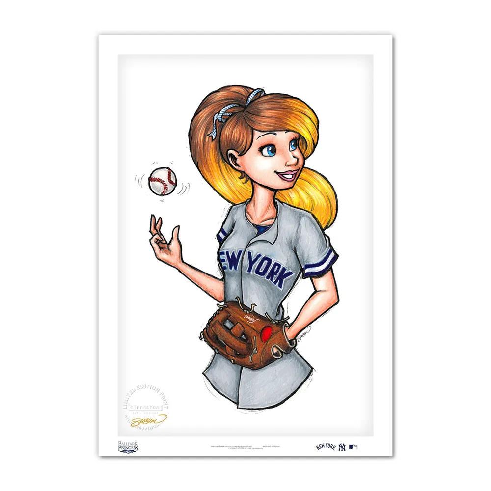 Lids New York Yankees 24'' x 36'' Ballpark Princess Limited Edition Print