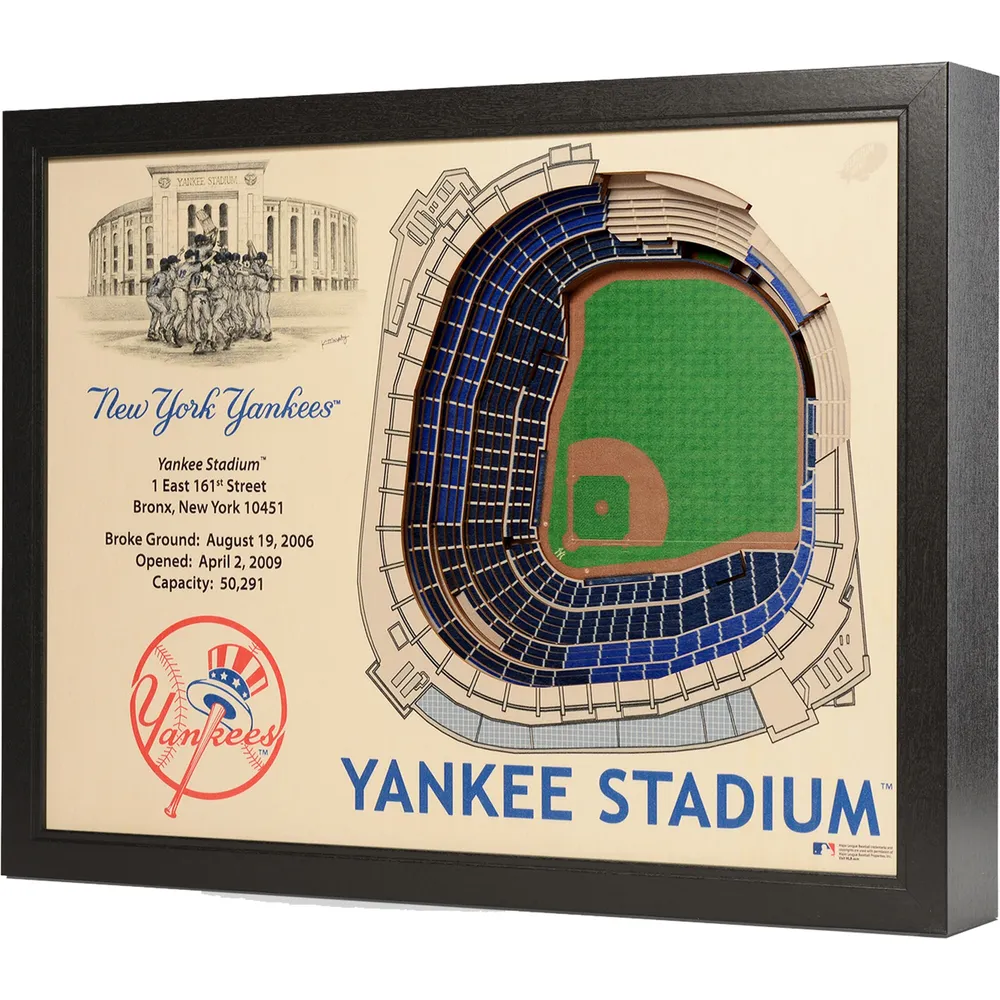 New York Yankees Poster New York Yankee Stadium Sketch 