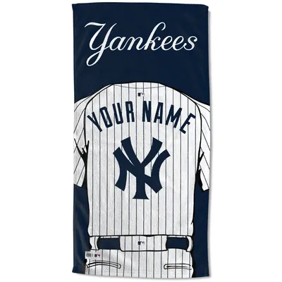 New York Yankees 30'' x 60'' Personalized Beach Towel