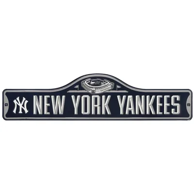 New York Yankees 5'' x 20'' Metal Street Sign