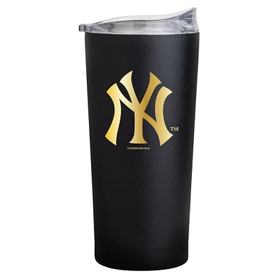 New York Yankees Black Foil 20oz. Powder Coat Tumbler