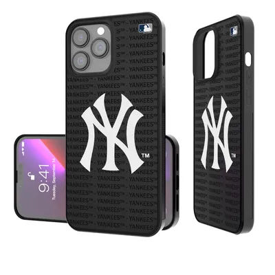New York Yankees iPhone Text Backdrop Design Bump Case