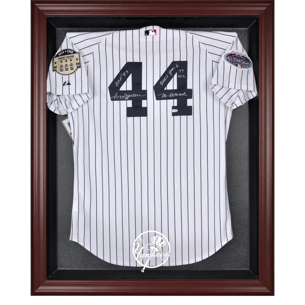 Lids New York Yankees Fanatics Authentic Mahogany Framed Logo Jersey  Display Case