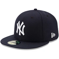 New York Yankees Era Youth Game Authentic Collection On-Field 59FIFTY - Fitted Hat Navy