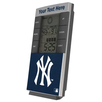 New York Yankees Personalized Digital Desk Clock