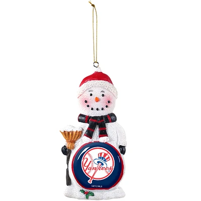 Ornement bonhomme de neige des Yankees de New York