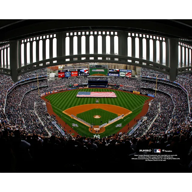 Giancarlo Stanton New York Yankees Unsigned Hitting at Yankee Stadium Photograph