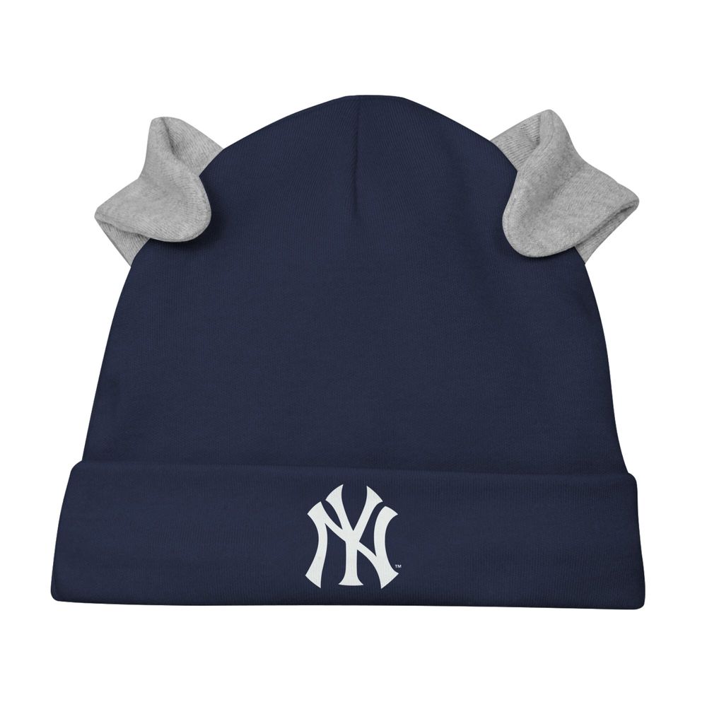 Newborn & Infant Navy/White New York Yankees Dream Team Bodysuit Hat Footed Pants Set