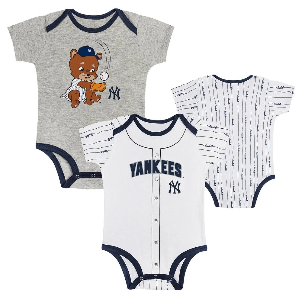 Ensemble de 2 bodys Play Ball pour nouveau-nés et nourrissons des Yankees New York