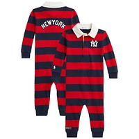 Newborn Polo Ralph Lauren  Navy/Red Yankees Coverall