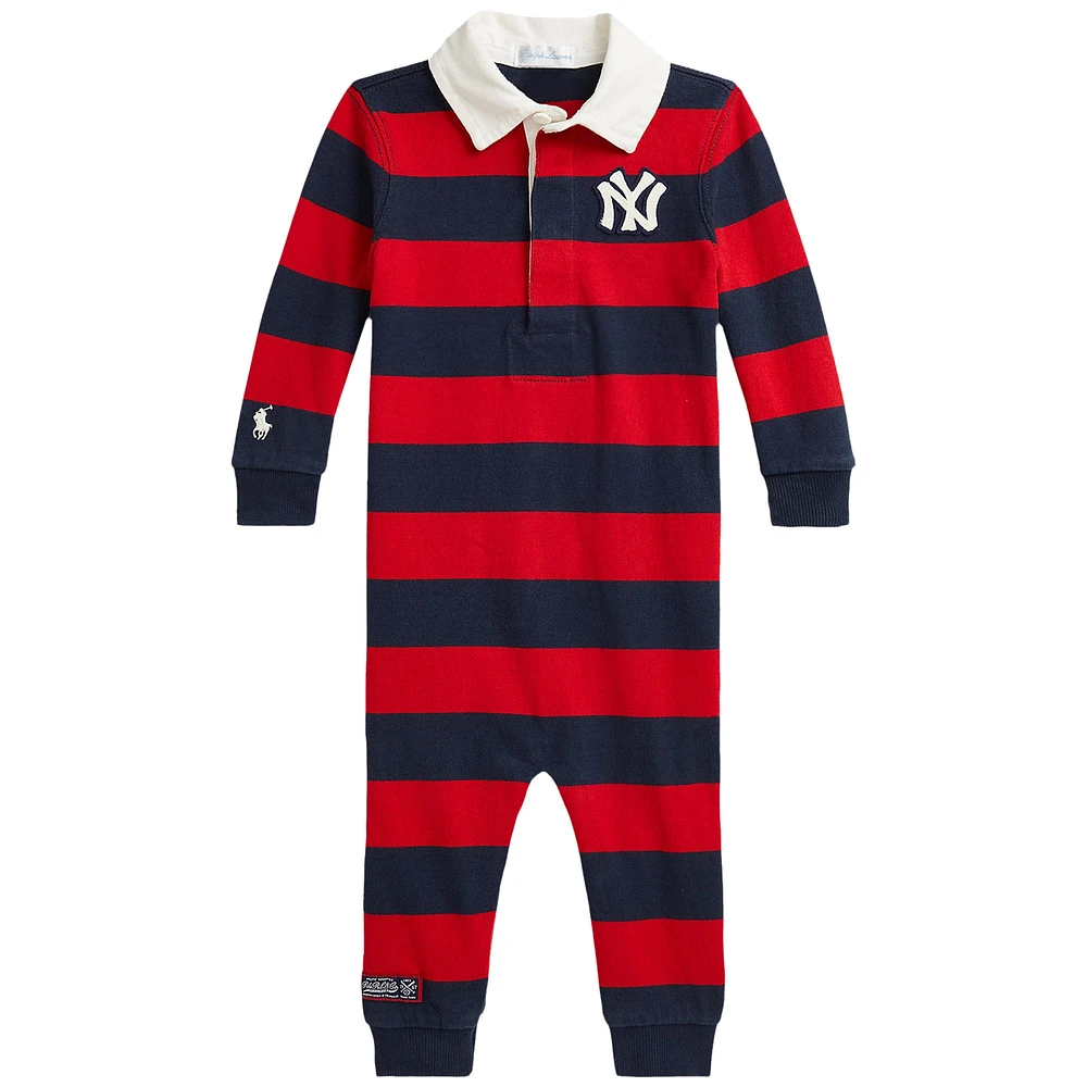 Newborn Polo Ralph Lauren  Navy/Red Yankees Coverall