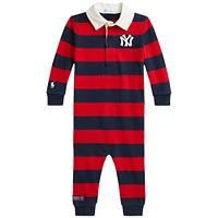 Newborn Polo Ralph Lauren  Navy/Red Yankees Coverall