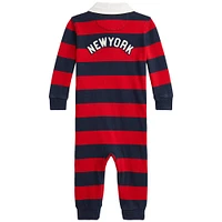 Newborn Polo Ralph Lauren  Navy/Red Yankees Coverall