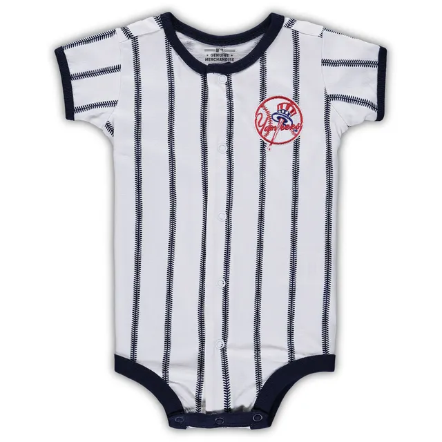 Infant Navy New York Yankees Hit & Run Bodysuit