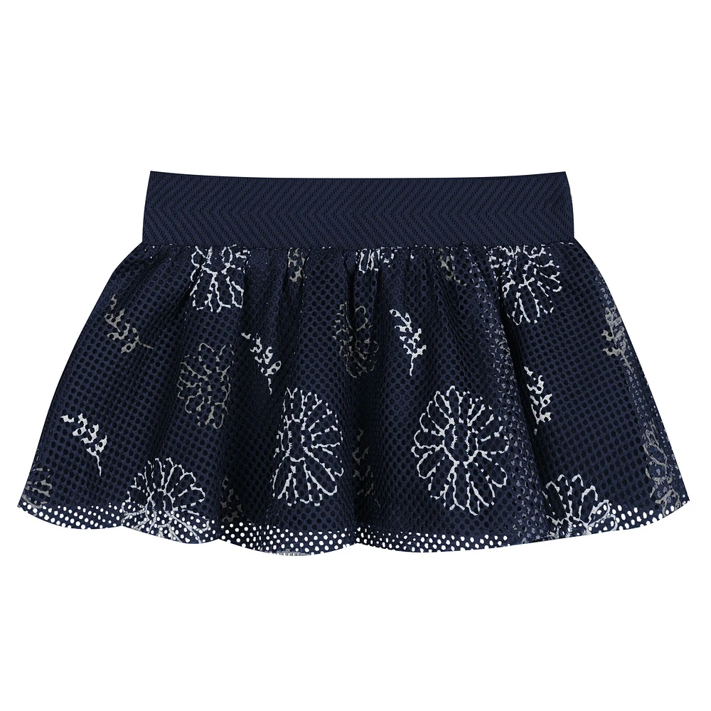Ensemble 3 pièces pour nouveau-né, body, bandeau et jupe Sweet Catcher des Yankees de New York, blanc/bleu marine