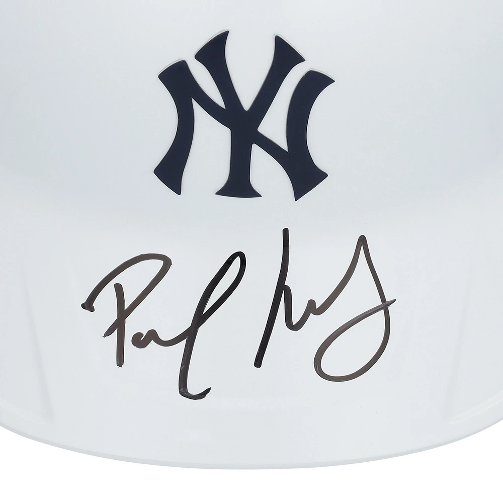 Casque de frappeur chromé alternatif autographié par Paul Goldschmidt des Yankees de New York