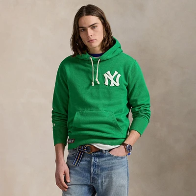 Sweat à capuche en polaire vert des Yankees de Polo Ralph Lauren
