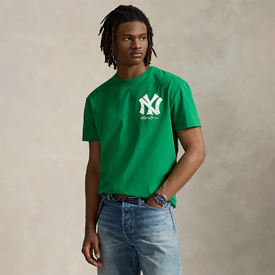 T-shirt Polo Ralph Lauren vert en jersey des Yankees