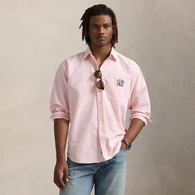 Polo Ralph Lauren Light Pink Yankees  Big Shirt