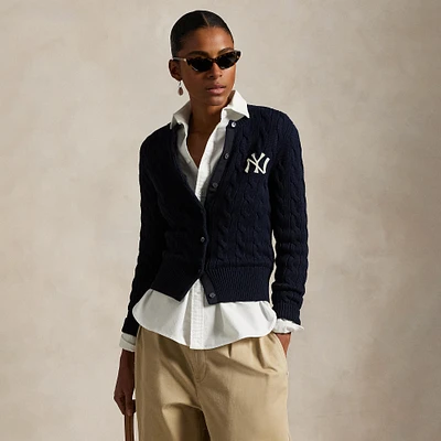 Polo Ralph Lauren Navy Yankees  Cardigan